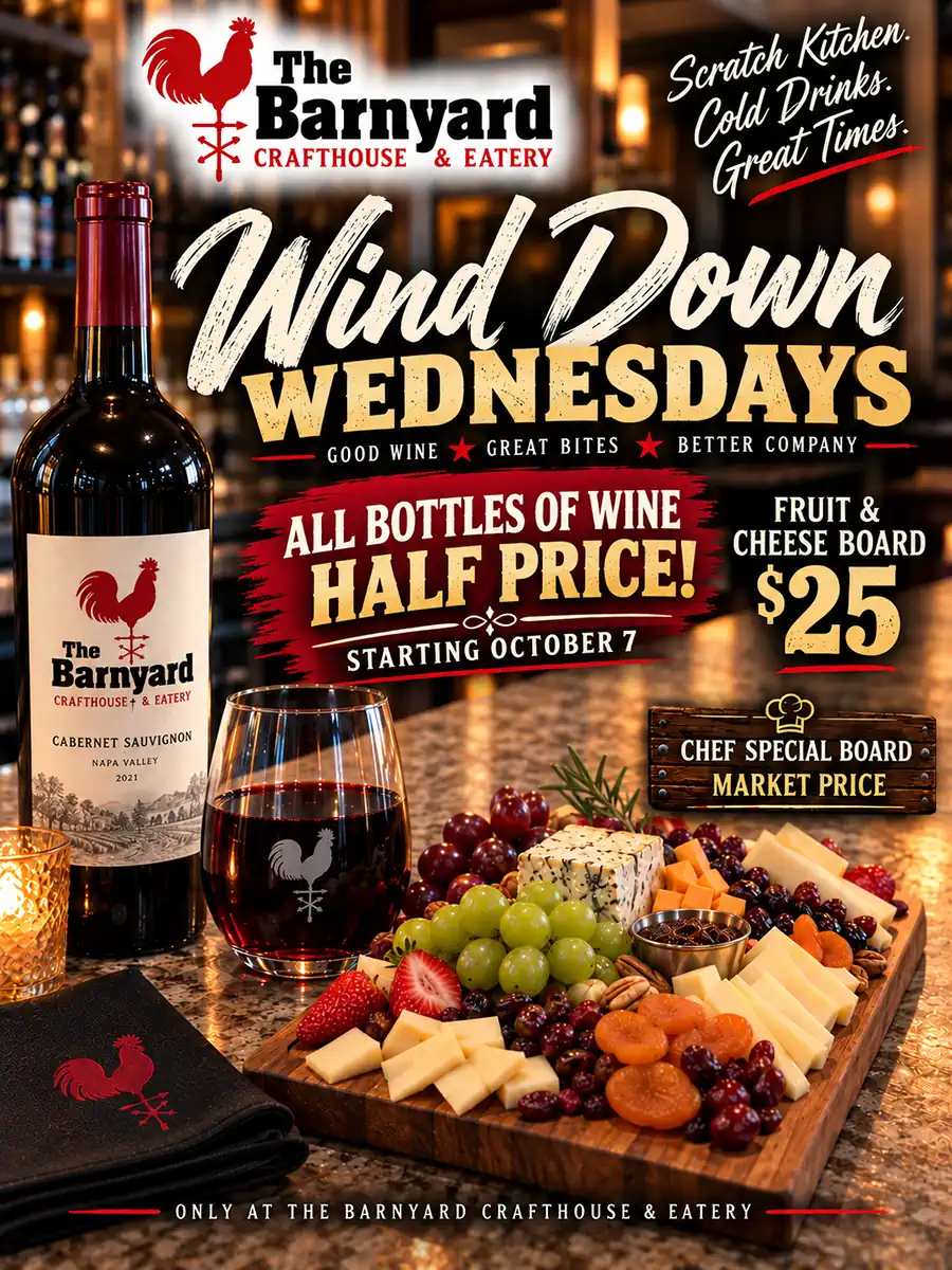 Wind Down Wednesdays promotion at The Barnyard Tucson